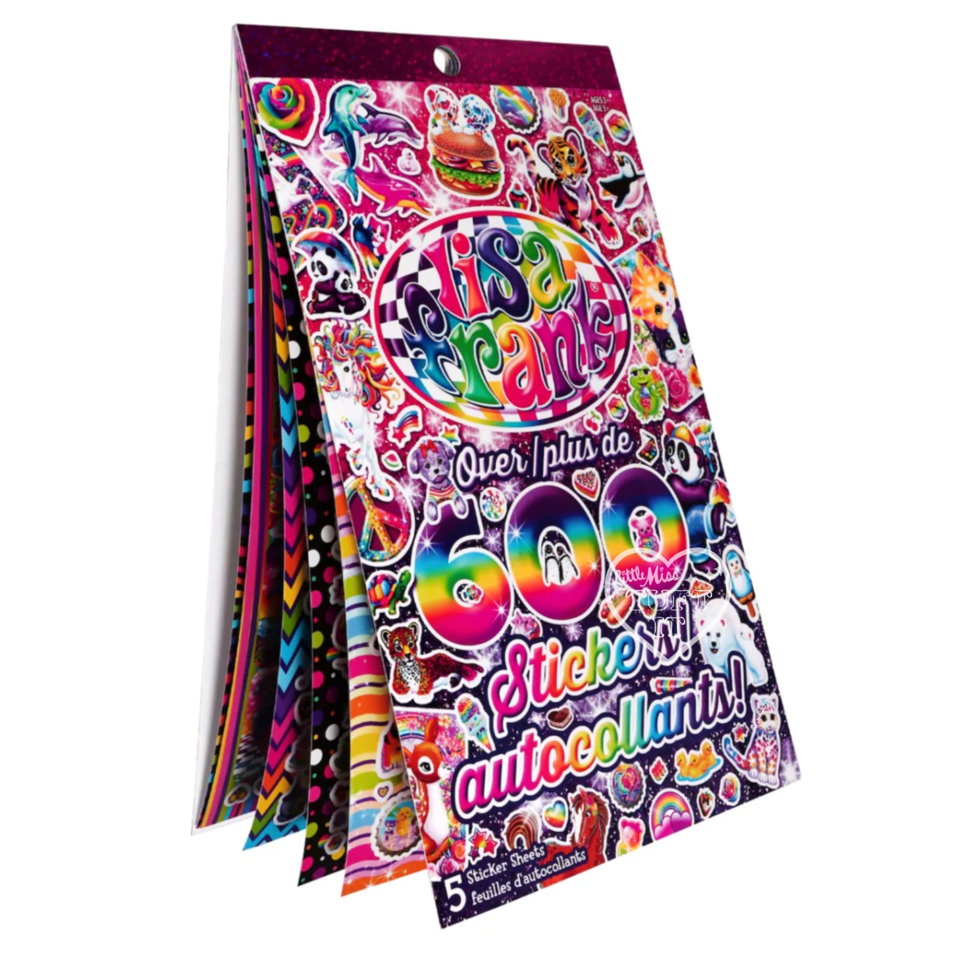 Lisa Frank® Sticker Book Free Shipping in the USA – Little Miss Tuft It