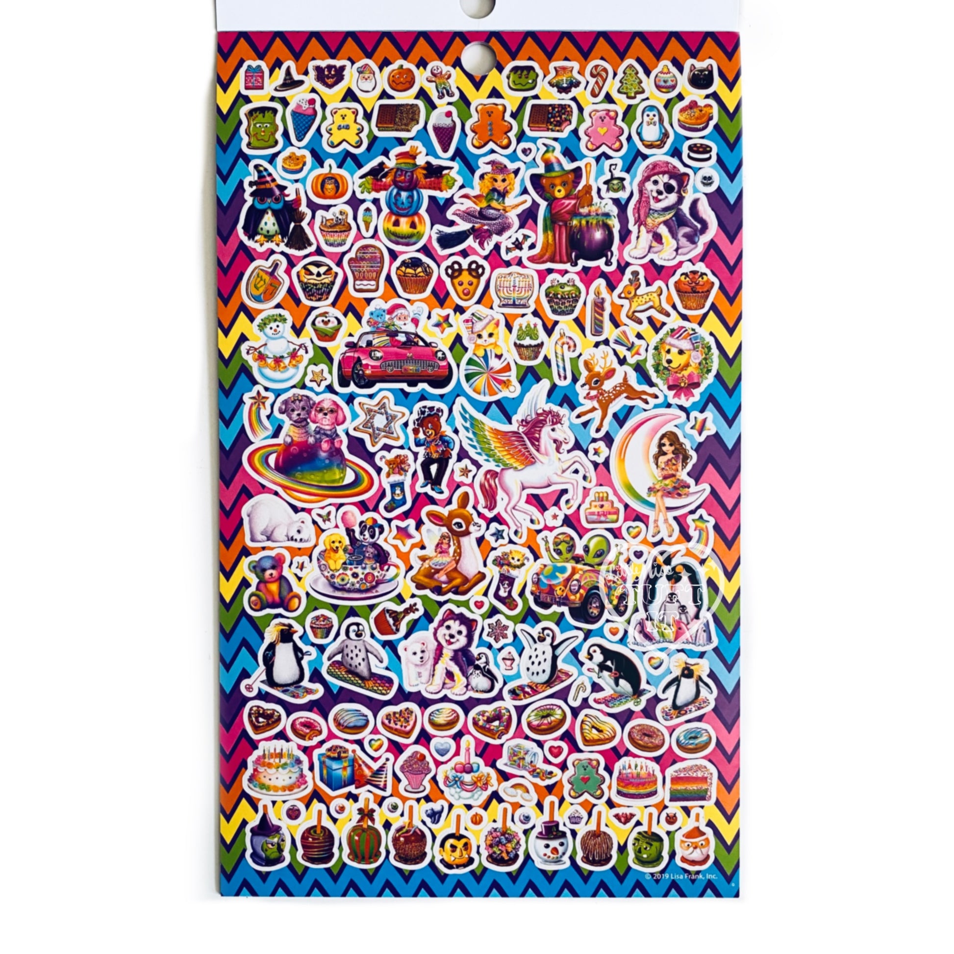 Lisa Frank Sticker Pad - Over 600 Stickers