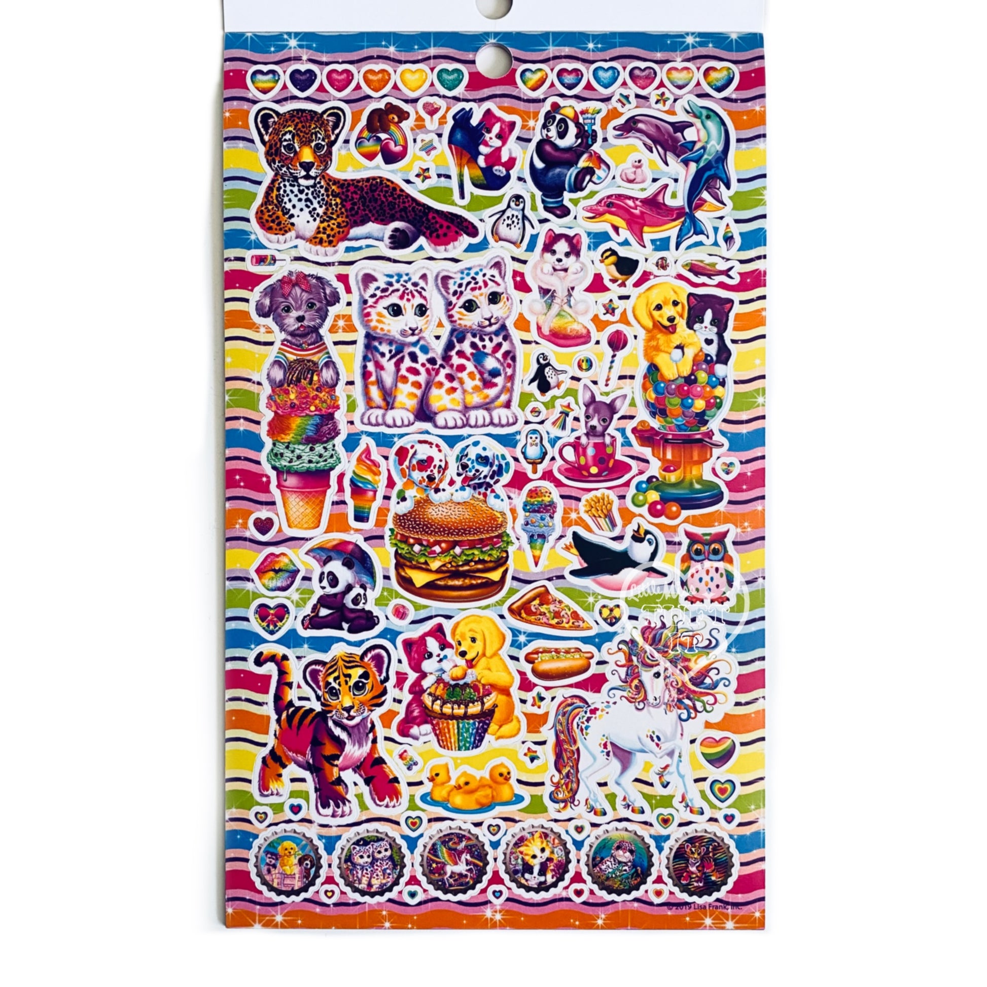 Lisa Frank Sticker Pad - Over 600 Stickers